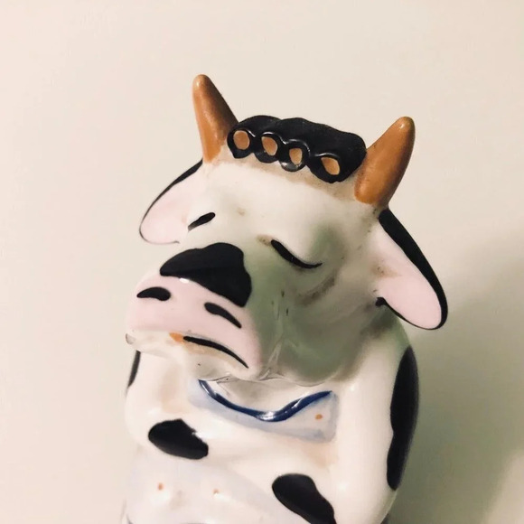 Brian Wood Studios Cheeky Devils Cow Figurines Ceramic Lot  of 2 - Picture 7 of 16